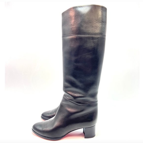 Christian Louboutin Shoes - ⚡🛑SUMMER SALE FINAL PRICE🛑⚡Christian Louboutin Black Leather Riding Boots 38
